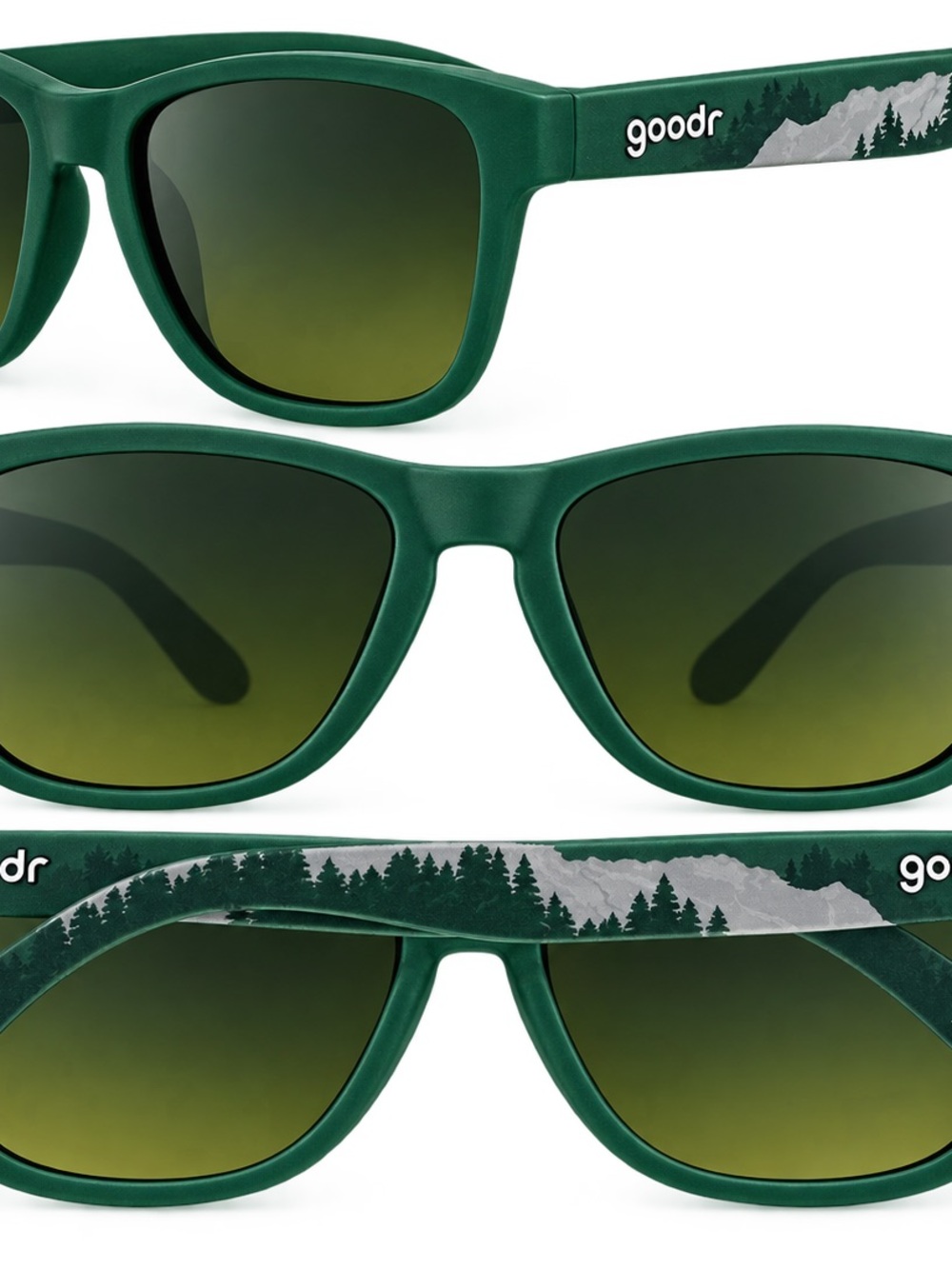 Goodr National Park Yosemite Green Polarized Sunglasses
